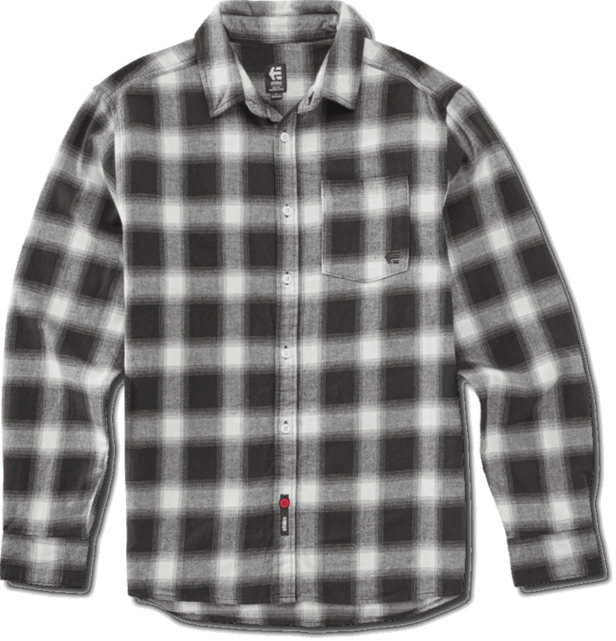 Dömd Flanell Svart/vit Etnies