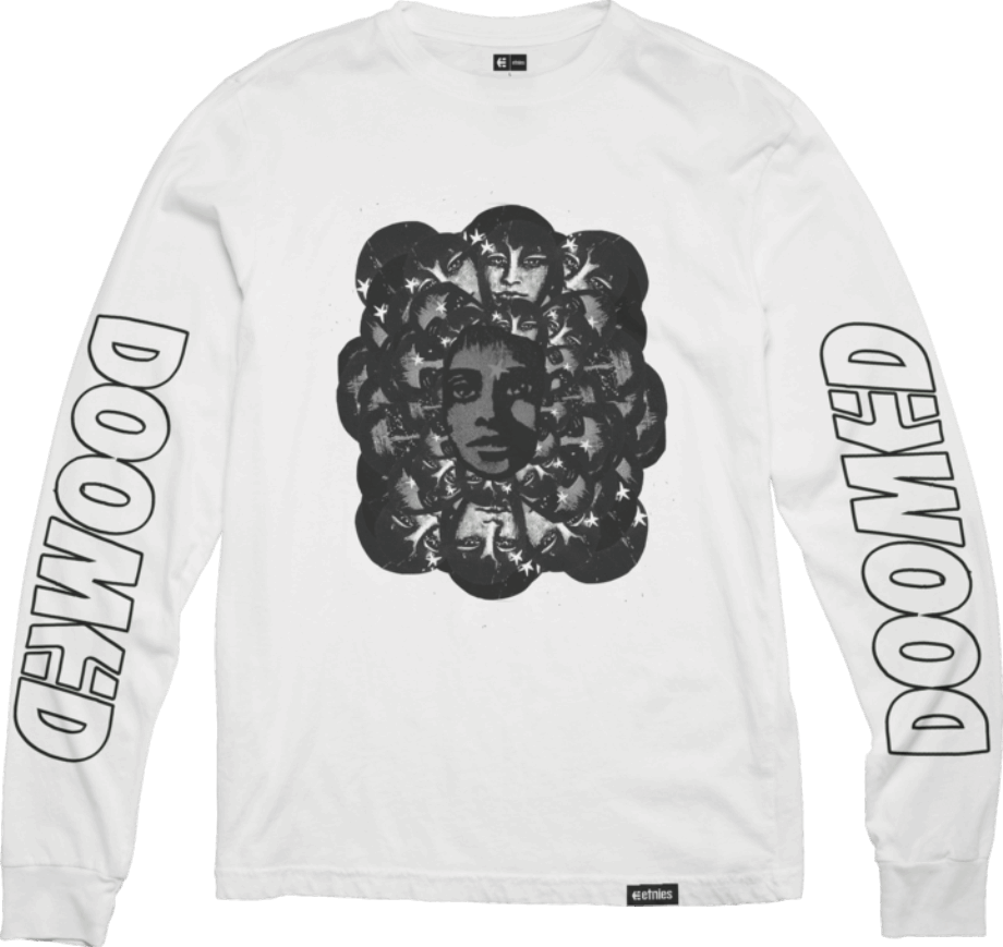 Dömd L/s Tee Vit Etnies