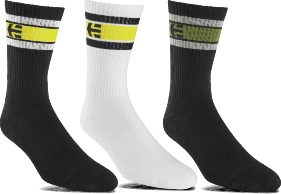 Etnies Assorterad Stencilstrumpa 3-pack