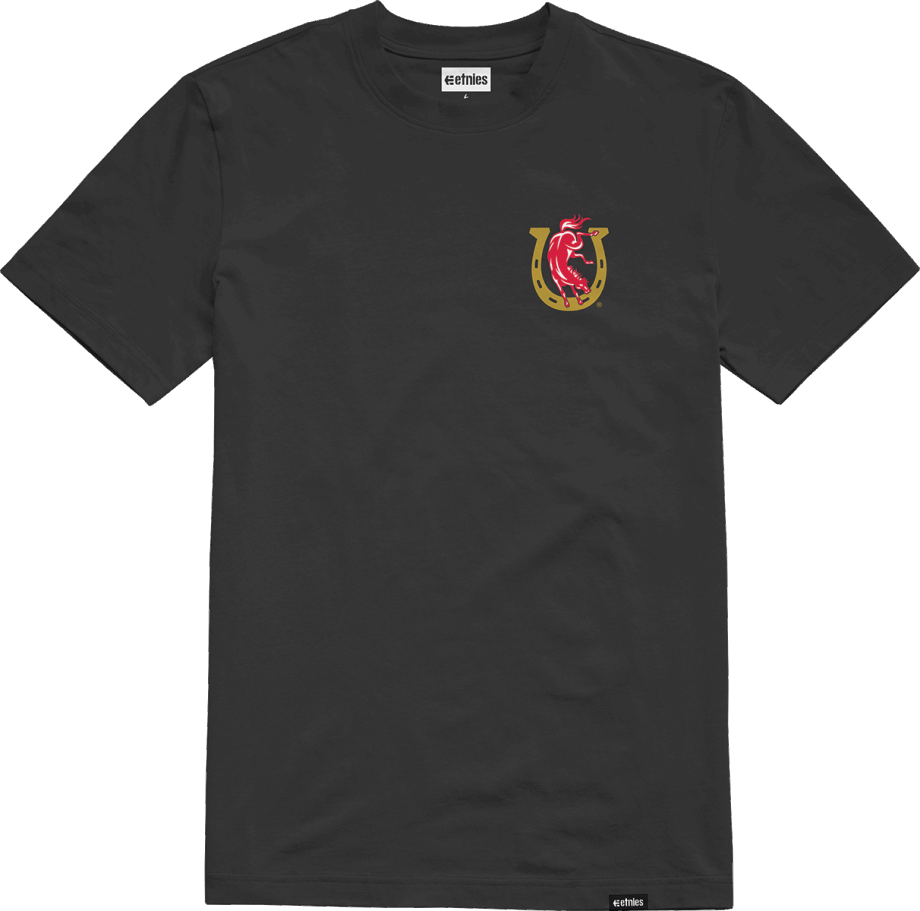Etnies Black Colt 45 Horseshoe Tee