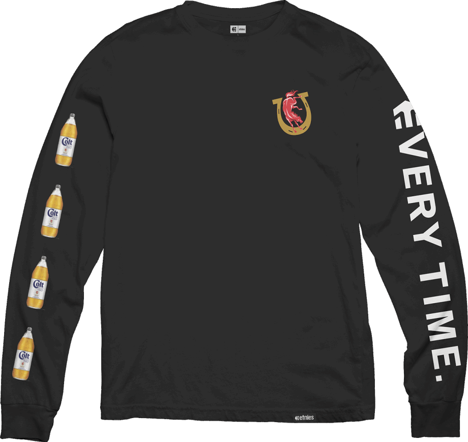 Etnies Svart Hingst 45 L/s T-shirt