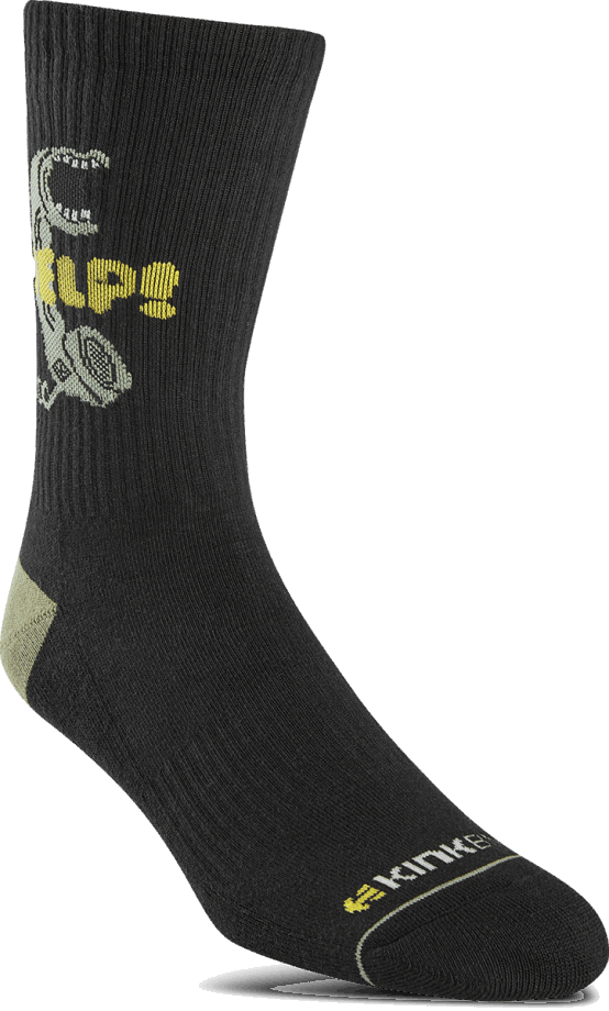 Etnies Svart Kink Crew Strumpa