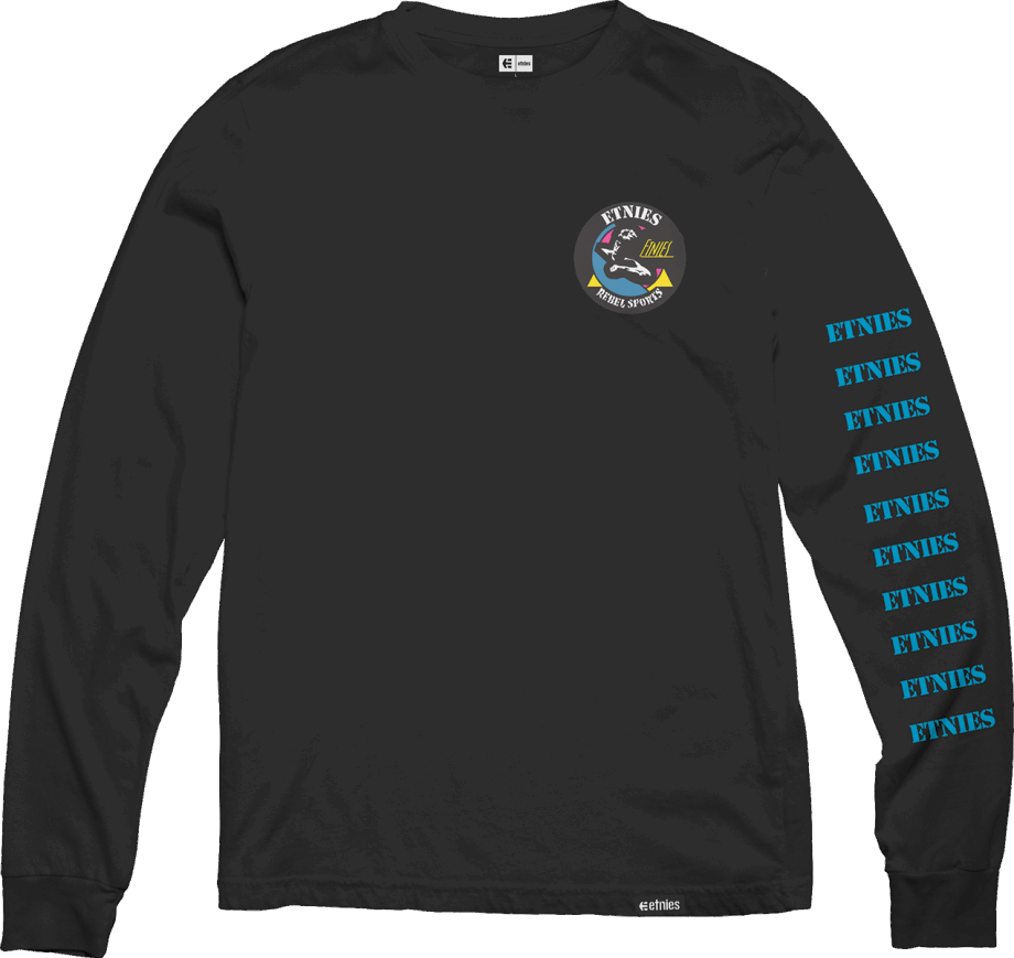 Rebel Sport Sport L/s Tee Etnies Svart